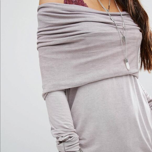 We The Free Free People Cosmo Cowl Neck Shirt Size Small - Picture 2 of 9